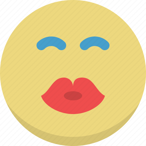 Emoticon, emotion, kiss, love, romantic, smiley, expression icon - Download on Iconfinder