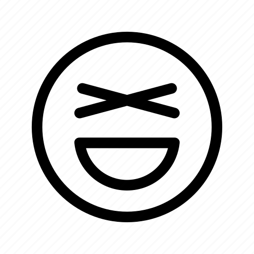 Grinning, face, squinting, eyes icon - Download on Iconfinder