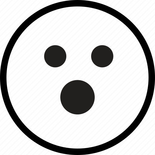 Emoticons, expression, face, sign, smiley, emoji, surprised icon - Download on Iconfinder