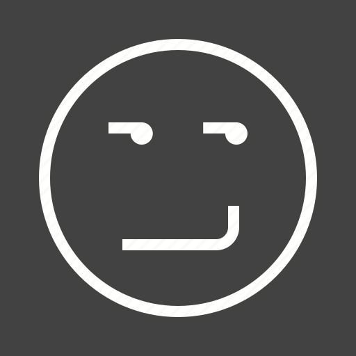 Expression, happy, mood, smile, smiling, smirk, smirking icon - Download on Iconfinder