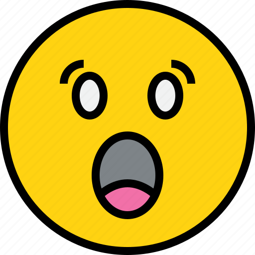 Emotion, face, shock, status icon - Download on Iconfinder