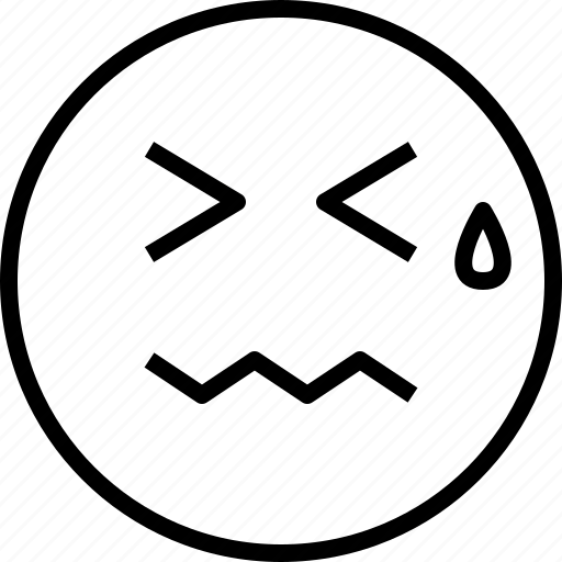 Emoji, emotion, face, nervou, status icon - Download on Iconfinder