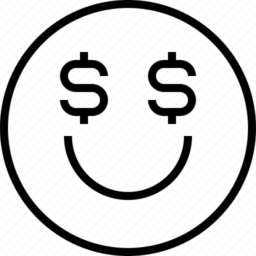 Emoji, emotion, face, money, status icon - Download on Iconfinder