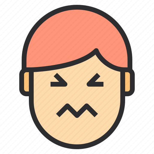 Afraid, avatar, emotion, face, profile icon - Download on Iconfinder