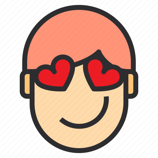 Avatar, emotion, face, love, profile icon - Download on Iconfinder