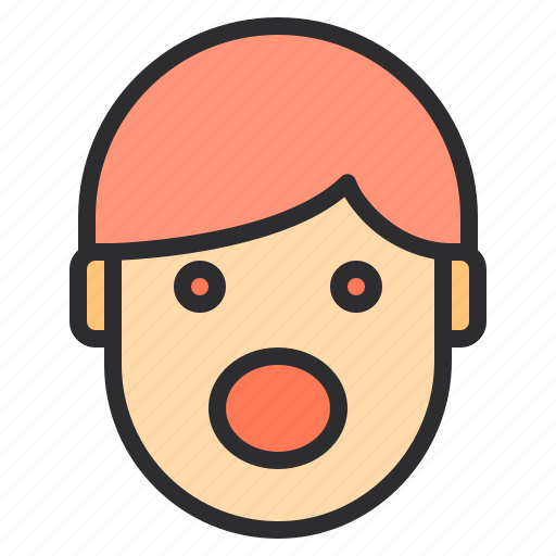 Avatar, emotion, face, profile, surprise, wow icon - Download on Iconfinder