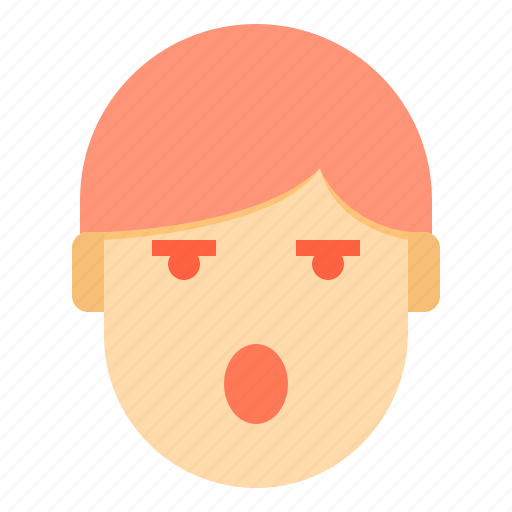 Avatar, emotion, face, profile, shouting icon - Download on Iconfinder