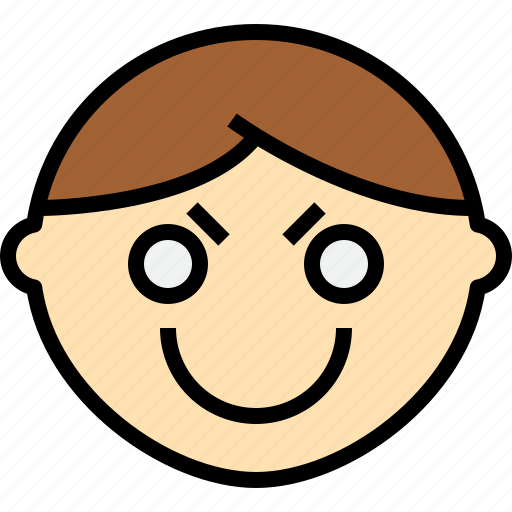 Confident, emotion, face, status icon - Download on Iconfinder