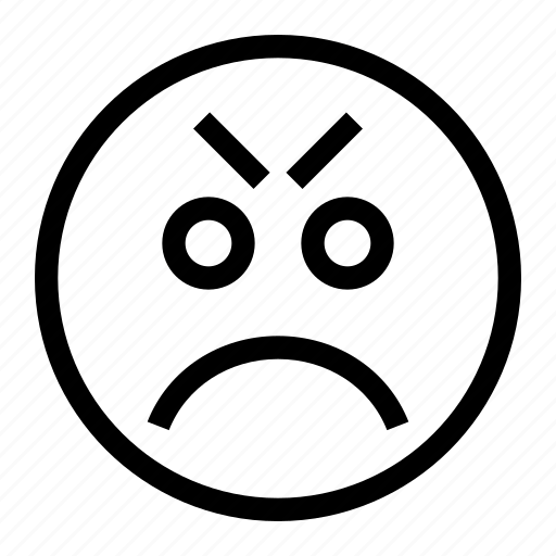 Angry, аватар, выражение, грустный, лицо, смайлик, эмоция icon - Download on Iconfinder