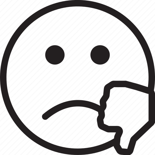 Emoji, emotions, no, sad, smiley icon - Download on Iconfinder