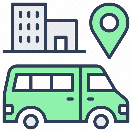 Delivery, bus, van, employee, transfer, transportation icon - Download on Iconfinder