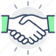 friendly, team, shaking, hands, business, agreement 