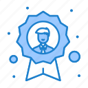 achievement, avatar, badge, employee, medal