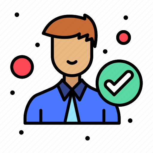 Accept, employee, man, office, right icon - Download on Iconfinder