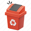 empty, trash, recycle, remove, garbage, trash icon, empty state 