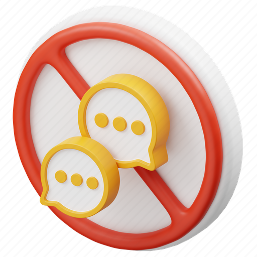 Comment, message, sign, talk, communication, chat icon, chat bubble 3D illustration - Download on Iconfinder