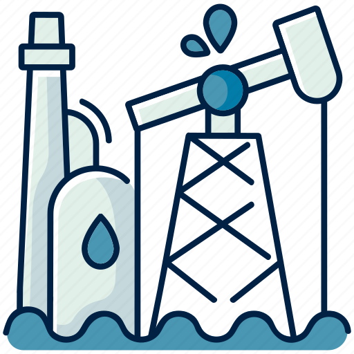 Oil industry, fuel, factory, drilling icon - Download on Iconfinder