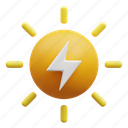 solar, sun, electricity, bolt, lightning, energy, power 