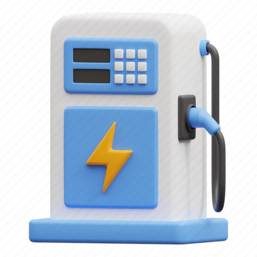 Charging station, charging, electric, electric car, electric vehicle, ev, energy 3D illustration - Download on Iconfinder