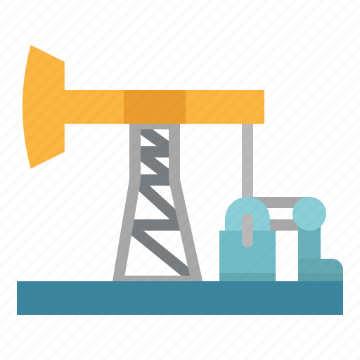 Extraction, industry, oil, petroleum, pumpjack icon - Download on Iconfinder