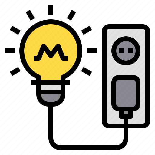 Bulb, electric, energy, lamp, light, power icon - Download on Iconfinder
