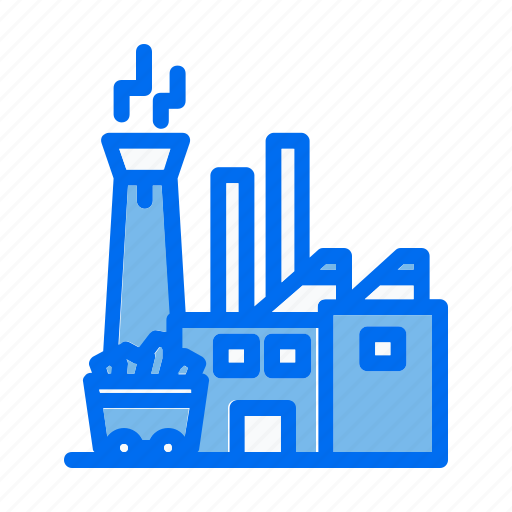 Coal, coal factory, construction and tools, ecology and environment, energy, mine icon - Download on Iconfinder