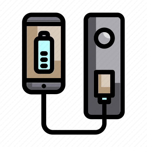 Battery, charger, electronics, energy, power bank, recharge, smartphone charger icon - Download on Iconfinder