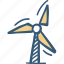 energy, mill, power plant icon, windmill 