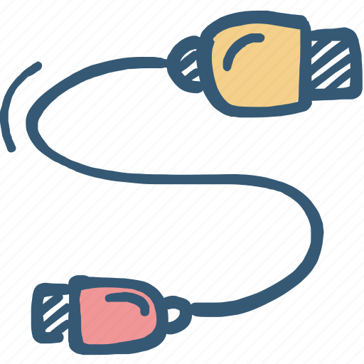 Cable icon, cord, electricity, extension, wire icon - Download on Iconfinder