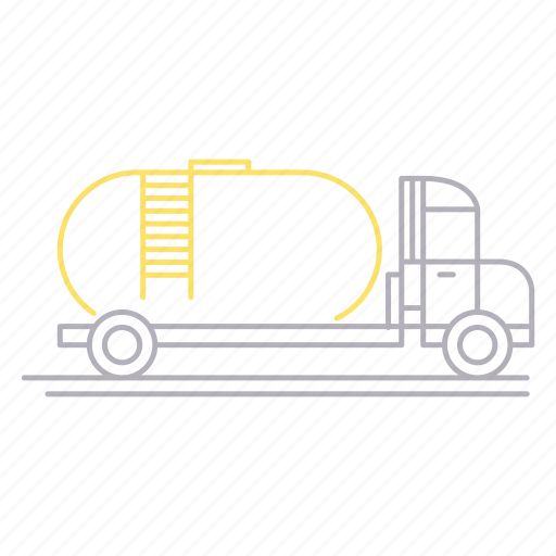 Delivery, energy, fuel, gas, truck icon - Download on Iconfinder
