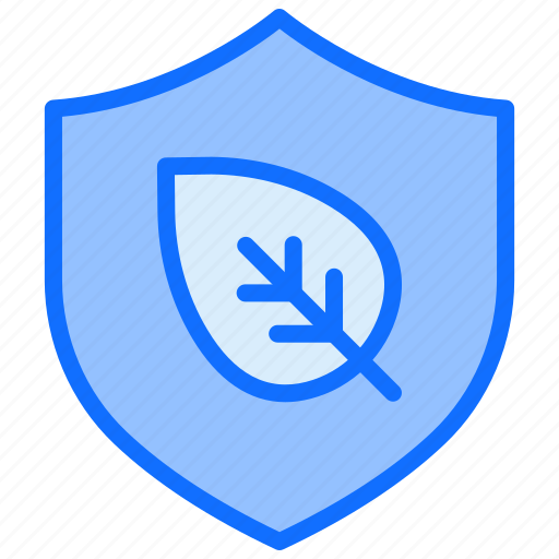 Energy, leaf, ecology, protection, shield, nature, safe icon - Download on Iconfinder