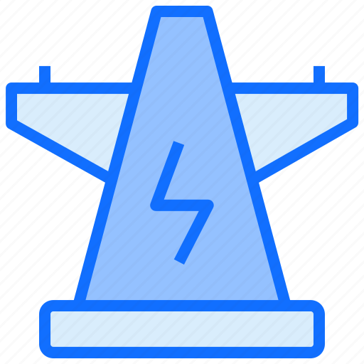 Energy, electricity, tower, power, light, pole icon - Download on Iconfinder