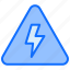 energy, electricity, power, triangle, danger, current 