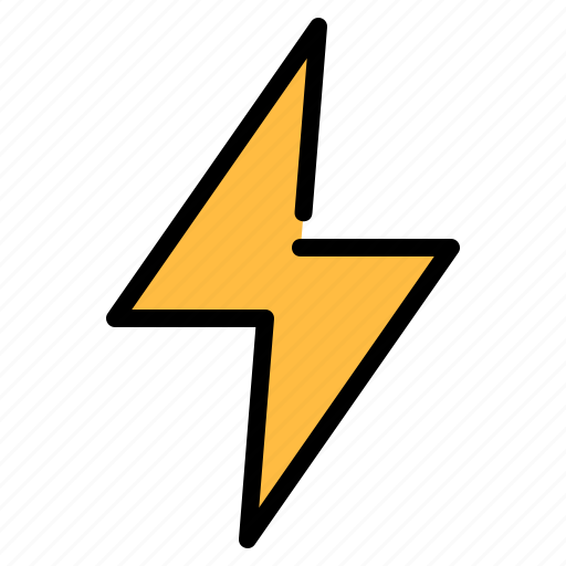 Bolt, electricity, energy, flash, lightning, thunder, thunderbolt icon - Download on Iconfinder