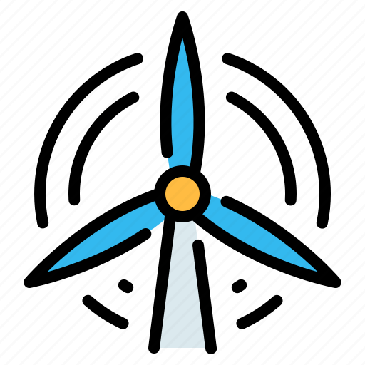 Ecology, energy, turbine, wind, wind energy, wind turbine, windmill icon - Download on Iconfinder