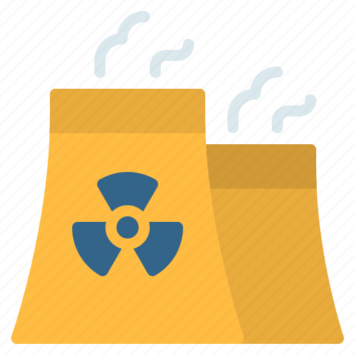 Chimney, ecology, energy, nuclear, nuclear energy, nuclear plant, power plant icon - Download on Iconfinder