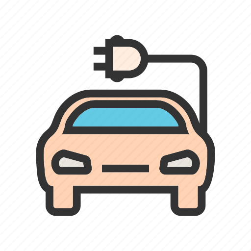 Automobile, car, charging, energy, power, transport, vehicle icon - Download on Iconfinder