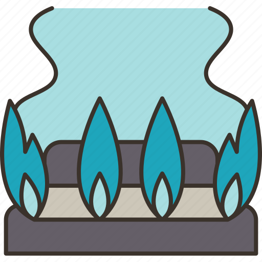 Gas, natural, flame, stove, propane icon - Download on Iconfinder