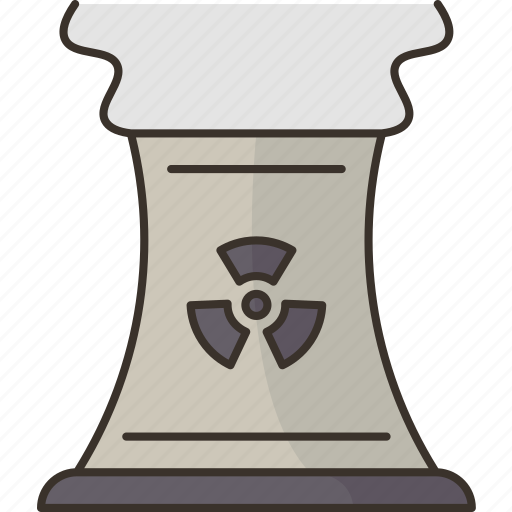 Nuclear, plant, reactor, energy, production icon - Download on Iconfinder