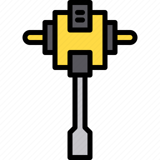 Road, drill, engineer, engineering, construction icon - Download on Iconfinder