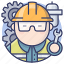 avatar, engineer, mechanics, worker