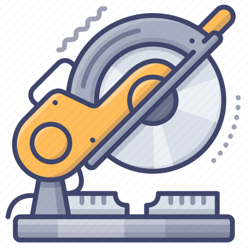 Compound, miter, saw, workshop icon - Download on Iconfinder