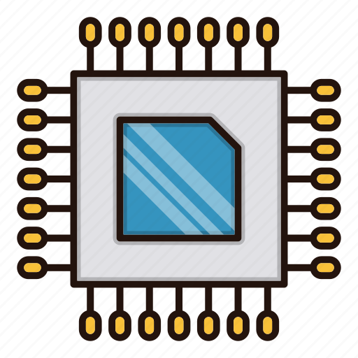 Computer, cpu, electronics, processor icon - Download on Iconfinder