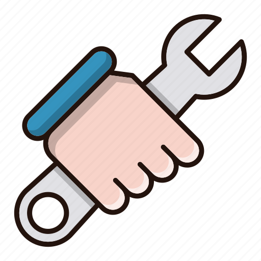 Hand, repair, tools, wrench icon - Download on Iconfinder