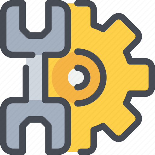 Civil, cog, gear, industrial, manufacturing, process, tool icon - Download on Iconfinder