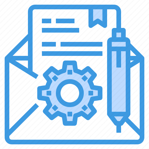 Email, engineer, factory, industrial, manufacturing icon - Download on Iconfinder