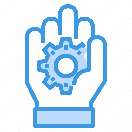 Engineer, factory, gear, industrial, manufacturing icon - Download on Iconfinder