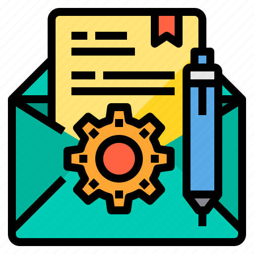 Email, engineer, factory, industrial, manufacturing icon - Download on Iconfinder