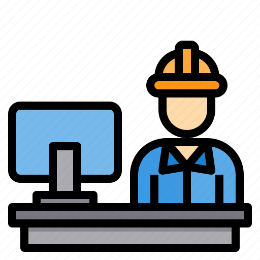 Engineer, factory, industrial, manufacturing icon - Download on Iconfinder