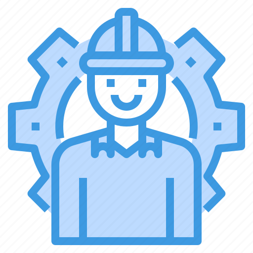 Engineer, gear, man, occupation, worker icon - Download on Iconfinder